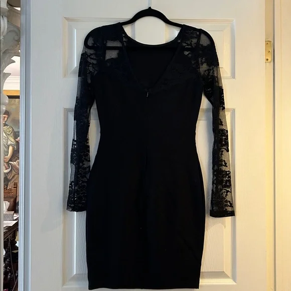 Mystic Black Long Sleeve Dress - Picture 4 of 5